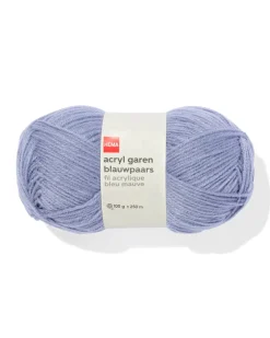 acryl garen blauwpaars 100gram 250meter