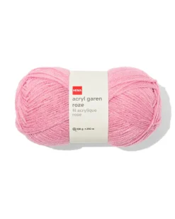 acryl garen 100g 250m roze