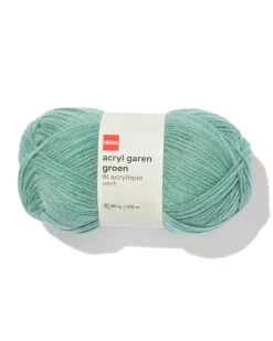 acryl garen groen 100gram 250meter