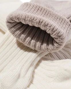 baby sokken met bamboe - 5 paar beige