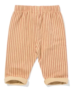 baby sweatbroek comfy fit strepen bruin