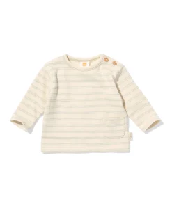 baby T-shirt strepen ecru