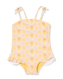 babybadpak zwaan geel