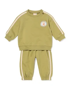 babykledingset comfy fit jersey groen