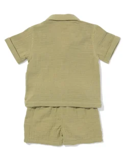 babykledingset comfy fit mousseline groen