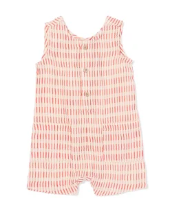 babyplaysuit mousseline abstract ecru