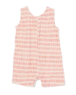 babyplaysuit mousseline abstract ecru