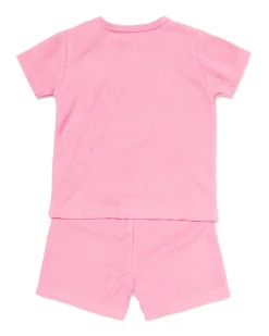 babypyjama badstof roze