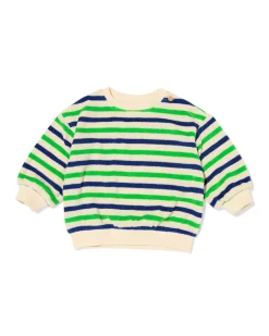 babytrui badstof strepen ecru
