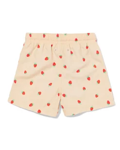 babyzwembroek aardbeien beige