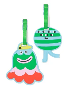 bagagelabels monsters - 2 stuks