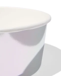 bak 1300ml papier zilver - 2 stuks