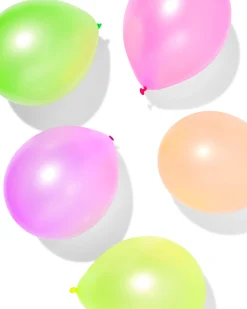 ballonnen 23cm neon - 10 stuks