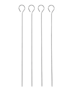 barbecue spiezen rvs 30cm - 4 stuks