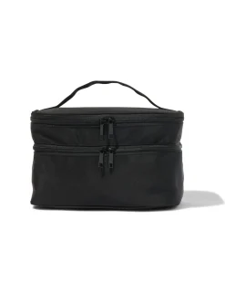 beautycase met organiser zwart 17x25x15