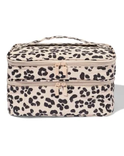 beautycase 25x17cm luipaard