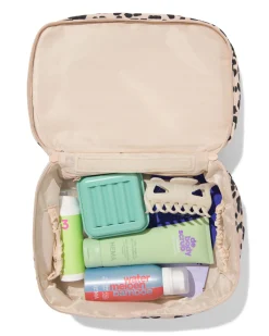 beautycase 25x17cm luipaard