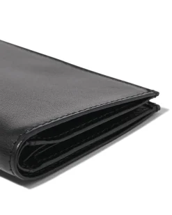 billfold portemonnee hoog leer zwart