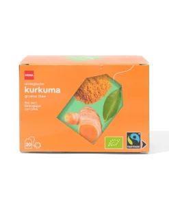 biologische groene thee kurkuma - 20 stuks