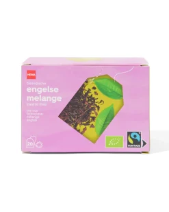 biologische zwarte thee Engelse melange - 20 stuks