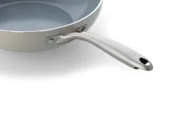 BK wokpan Ø28cm keramisch PFAS-vrij beige