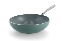 BK wokpan Ø28cm keramisch PFAS-vrij groen