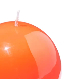 bolkaars ⌀10cm glad oranje