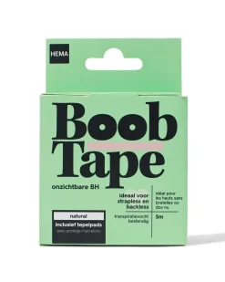 boobtape beige 5m inclusief tepelpads