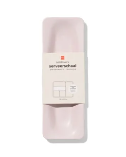 borrelplank 28.5x2cm aardewerk roze