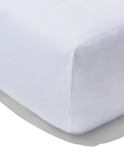 boxspring hoeslaken 80x200cm zacht katoen wit
