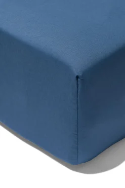 boxspring hoeslaken 80x200cm zacht katoen blauw