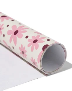 cadeaupapier 200x70cm bloemen