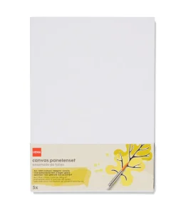 canvas panelenset A4 - 5 stuks