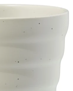 cappuccinomok 300ml Trend aardewerk grijs spikkels