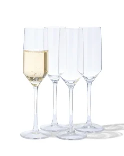 champagneglazen 230ml - 4 stuks