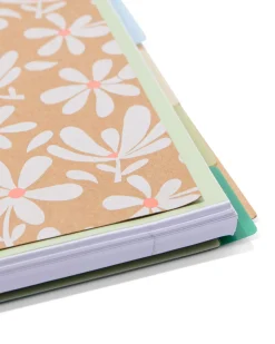 collegeblok 10-in-1 A4 bloemen