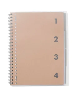 collegeblok 4-in-1 A4 gelinieerd