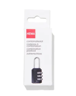 combinatie hangslot met 3 cijfers 5.5x2.5x1