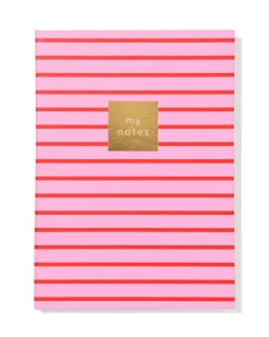 dagplanner 21x15.5cm rood-roze