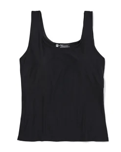 dames bh hemd smoothing met ingebouwde cups zwart
