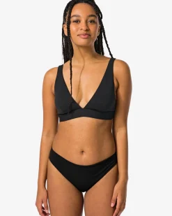 dames bikinibroekje middelhoge taille zwart
