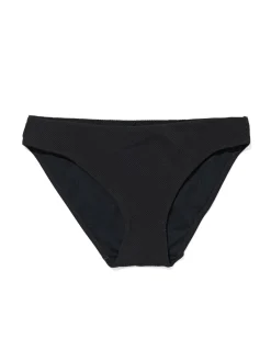dames bikinibroekje middelhoge taille zwart