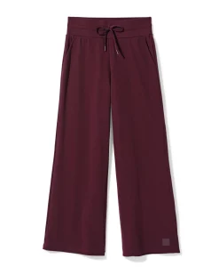 dames sweatbroek loose fit bordeauxrood