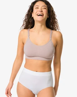 dames tailleslip naadloos micro wit