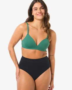 dames tailleslip naadloos micro zwart