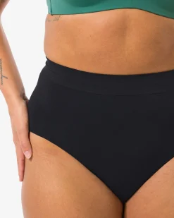 dames tailleslip naadloos micro zwart