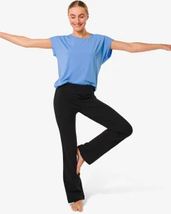 dames yogabroek zwart