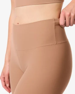 damesbiker smoothing hoge taille lichtbruin