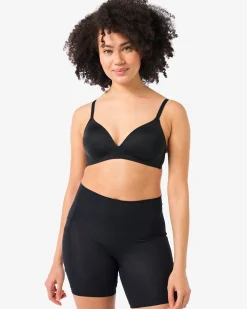 damesbikershort real lasting cotton zwart