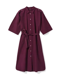 damesblousejurk Daisy relaxed fit bordeauxrood
